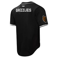 Maillot de baseball en maille Pro Standard noir Memphis Grizzlies 2023/24 City Edition pour hommes