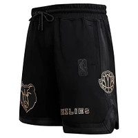 Short Pro Standard noir Memphis Grizzlies pour hommes