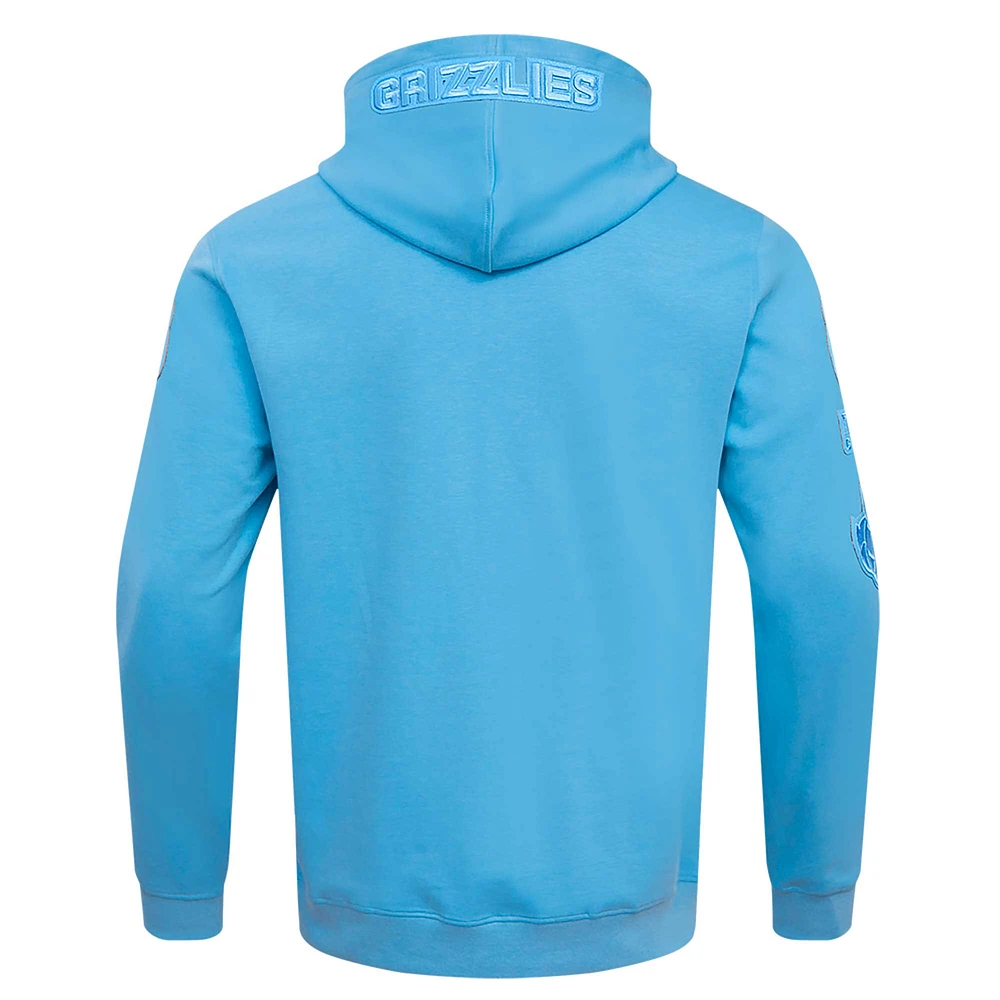 Men's Pro Standard Ja Morant Light Blue Memphis Grizzlies Triple Tonal Player Pullover Hoodie