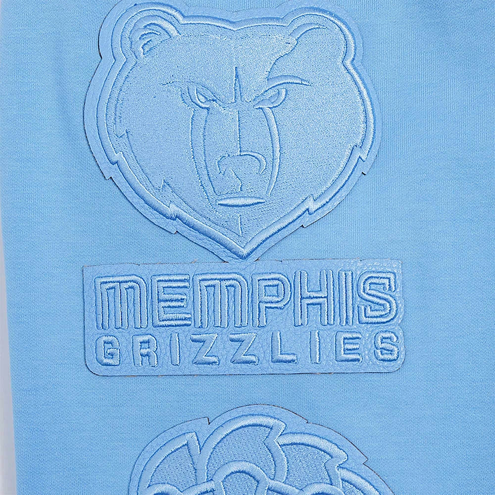 Men's Pro Standard Ja Morant Light Blue Memphis Grizzlies Triple Tonal Player Pullover Hoodie