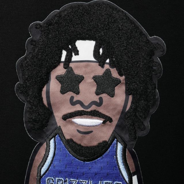 Pro Standard Ja Morant Noir Memphis Grizzlies Caricature T-shirt pour homme