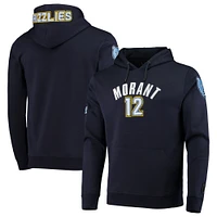 Sweat à capuche Pro Standard Ja Morant Navy Memphis Grizzlies Player pour homme