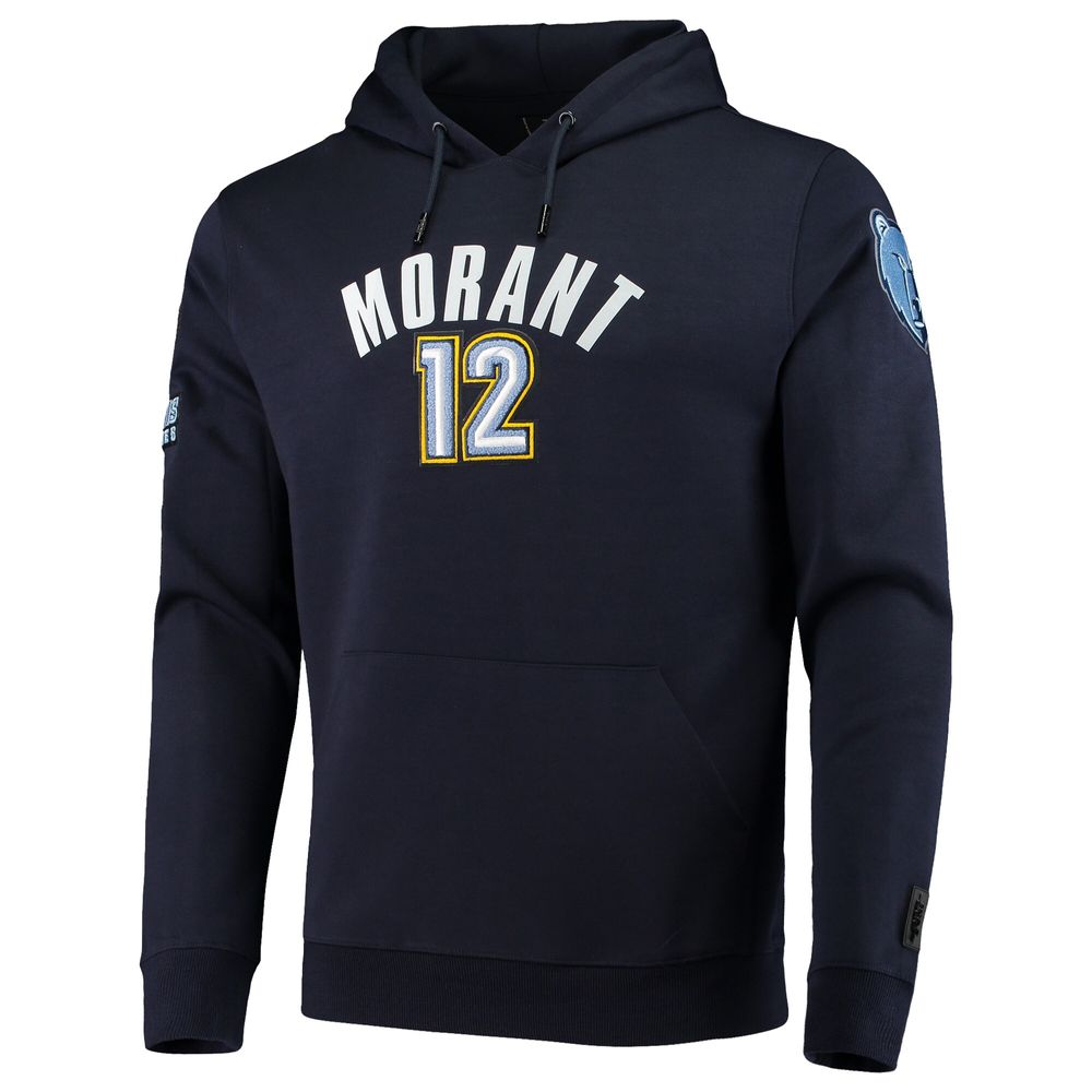 Men's Pro Standard Ja Morant Navy Memphis Grizzlies Player Pullover Hoodie