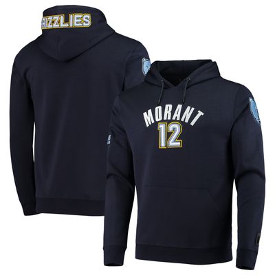 Men's Pro Standard Ja Morant Navy Memphis Grizzlies Player Pullover Hoodie