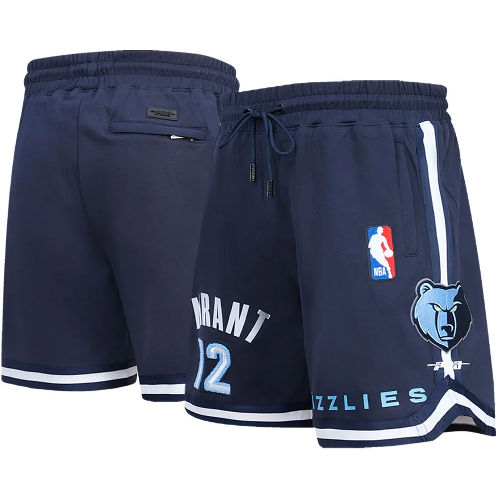 Short réplique de joueur Pro Standard Ja Morant bleu marine pour homme des Memphis Grizzlies