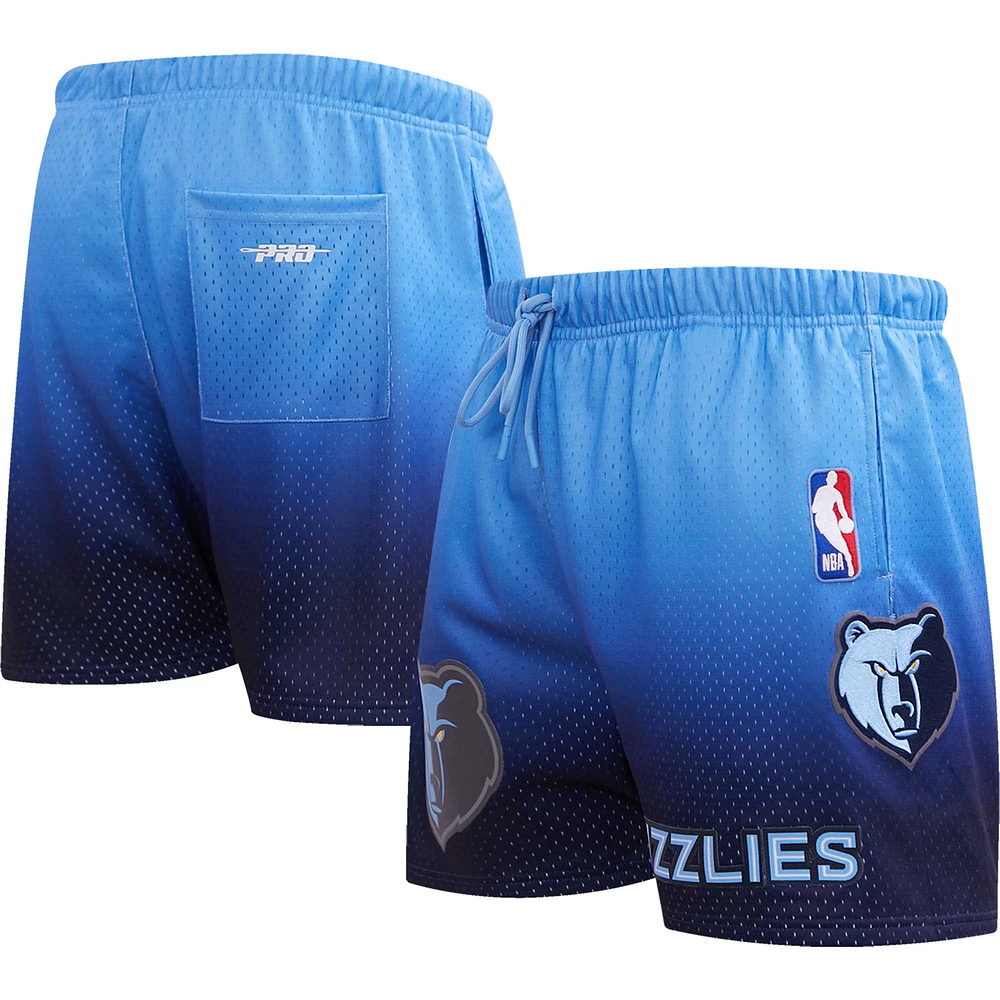 Short Pro Standard Homme Bleu Marine/Bleu Clair Memphis Grizzlies Ombre Mesh