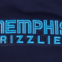 Sweat à capuche Pro Standard bleu marine pour homme avec code régional des Memphis Grizzlies