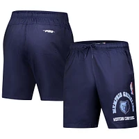 Short Pro Standard bleu marine pour homme avec code régional des Memphis Grizzlies