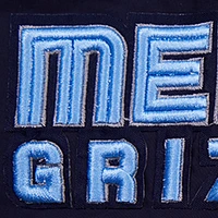 Sweat à capuche hybride entièrement zippé Pro Standard pour hommes, bleu marine, Memphis Grizzlies