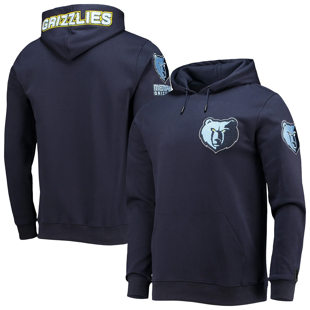 Sweat à capuche avec logo Pro Standard Memphis Grizzlies bleu marine pour homme