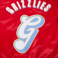 Veste à boutons-pression en satin chenille pour homme Pro Standard Red Memphis Grizzlies City Edition 2024/25