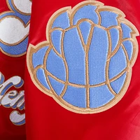 Veste à boutons-pression en satin chenille pour homme Pro Standard Red Memphis Grizzlies City Edition 2024/25