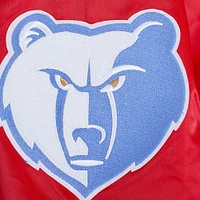 Veste à boutons-pression en satin chenille pour homme Pro Standard Red Memphis Grizzlies City Edition 2024/25