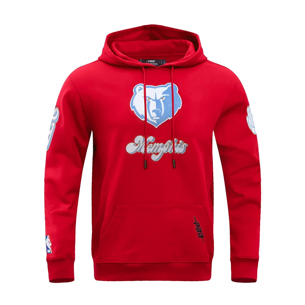 Men's Pro Standard Red Memphis Grizzlies 2024/25 City Edition Pullover Hoodie