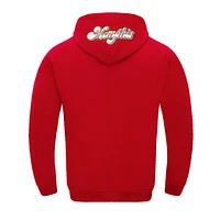 Men's Pro Standard Red Memphis Grizzlies 2024/25 City Edition Pullover Hoodie