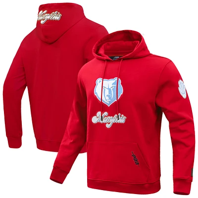 Men's Pro Standard Red Memphis Grizzlies 2024/25 City Edition Pullover Hoodie