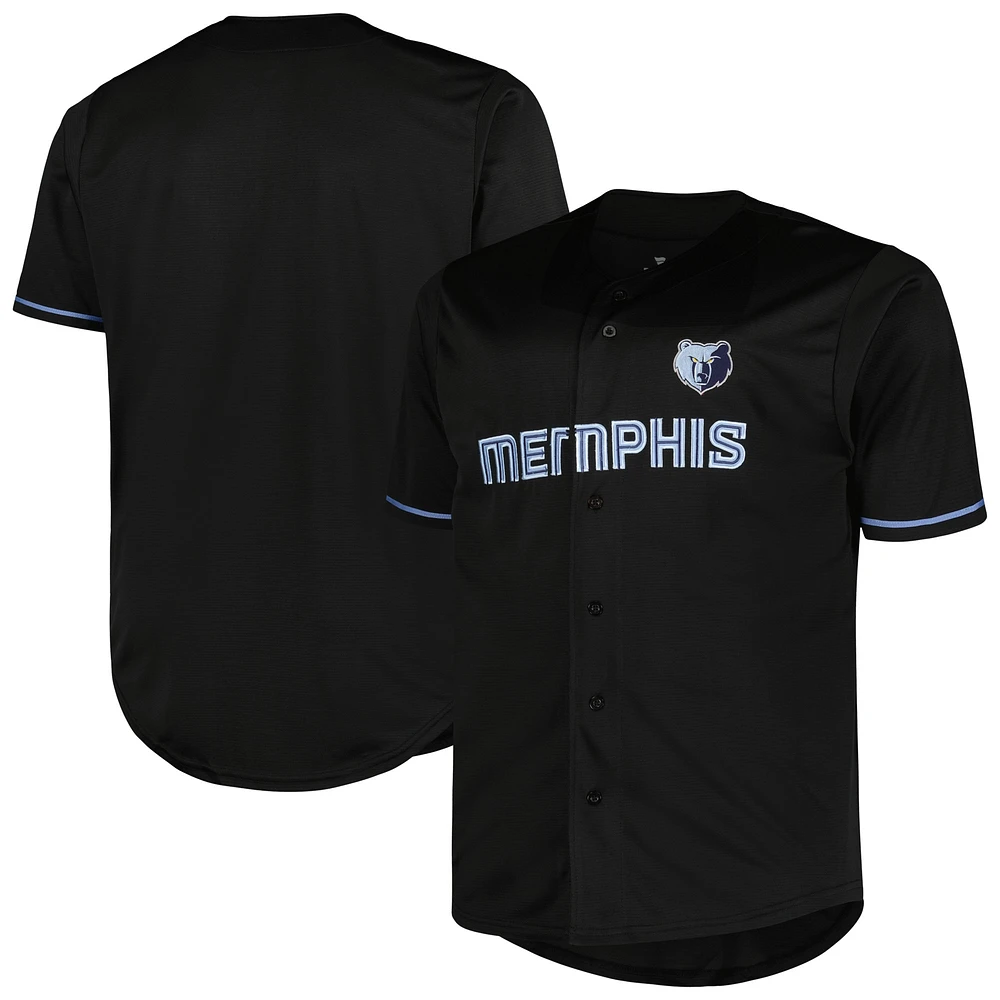 Men's Profile Black Memphis Grizzlies Big & Tall Pop Jersey