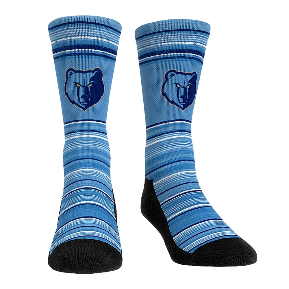 Pack combiné de chaussettes et caleçons boxeurs Rock Em Socks Memphis Grizzlies Primary Crew pour hommes