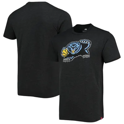 Memphis Grizzlies Sportiqe Comfy Tri-Blend T-Shirt - Heathered Black