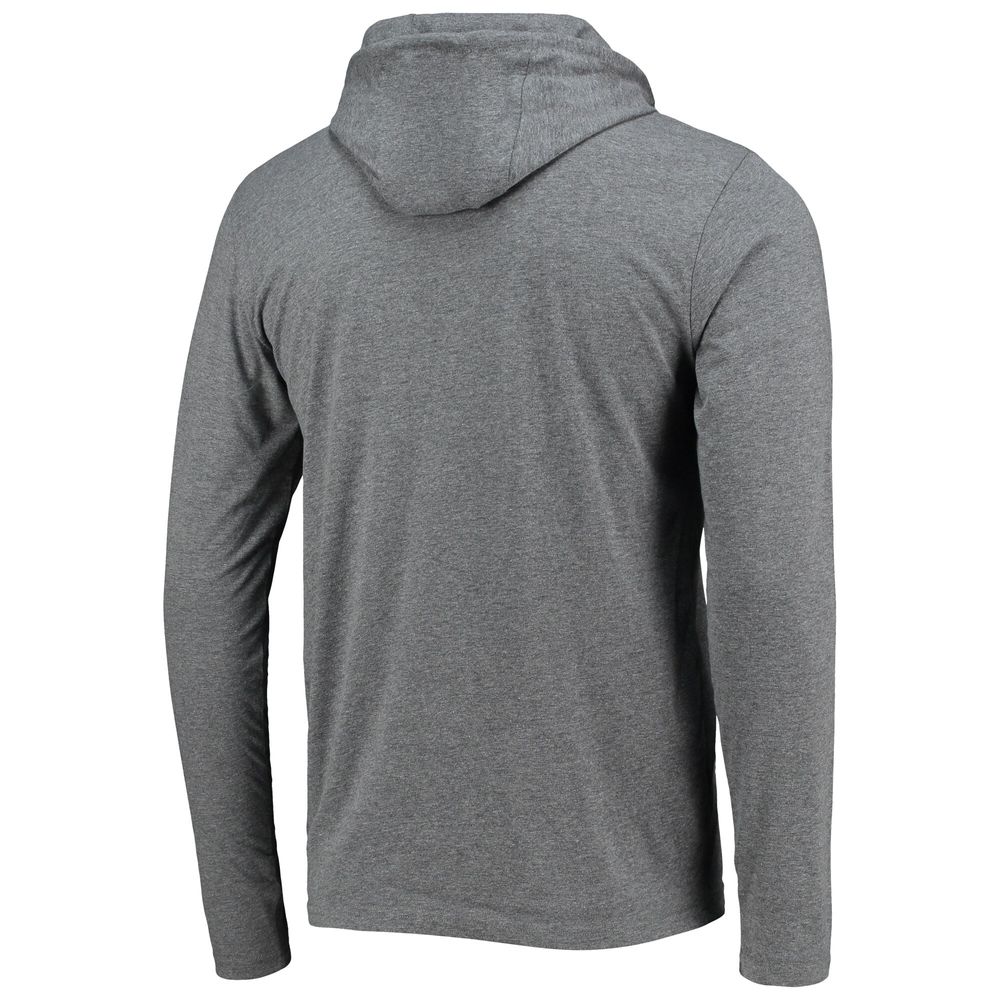 Men's Sportiqe Heathered Gray Memphis Grizzlies Practice Shoot Around Rowan Tri-Blend Pullover Hoodie