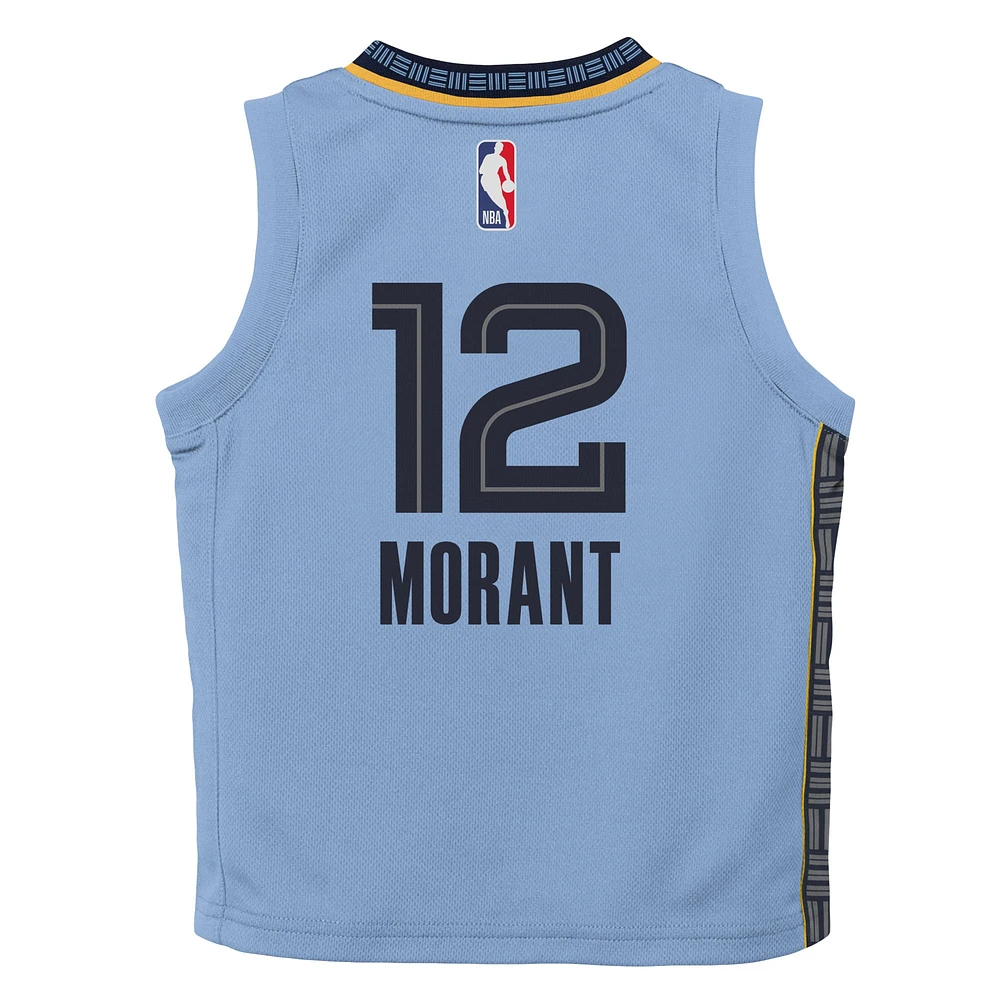 Preschool Jordan Brand Ja Morant Light Blue Memphis Grizzlies 2022/23 Statement Edition Jersey