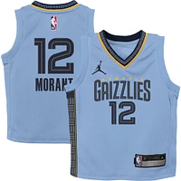 Préscolaire Jordan Brand Ja Morant Bleu clair Memphis Grizzlies 2022/23 Statement Edition Maillot