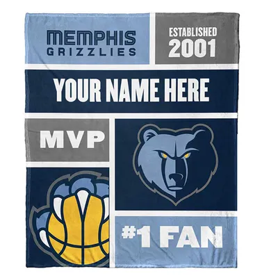 Memphis Grizzlies The Northwest Group 50'' x 60'' Colorblock Personalized Sherpa Throw