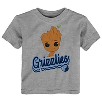 Toddler Heather Gray Memphis Grizzlies Two-Piece Guardians Of The Galaxy T-Shirt Set