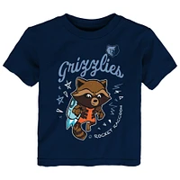 Toddler Heather Gray Memphis Grizzlies Two-Piece Guardians Of The Galaxy T-Shirt Set