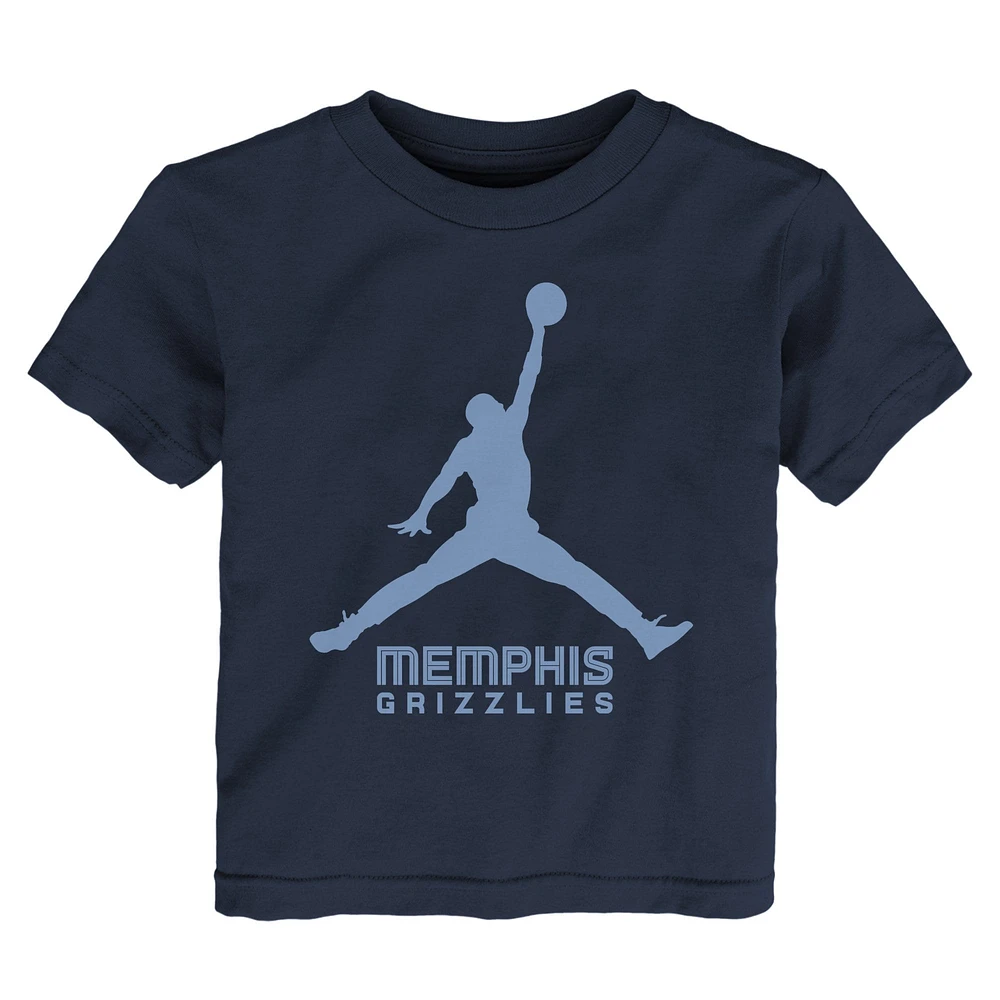 T-shirt Jumpman essentiel Jordan Brand bleu clair Memphis Grizzlies pour tout-petit