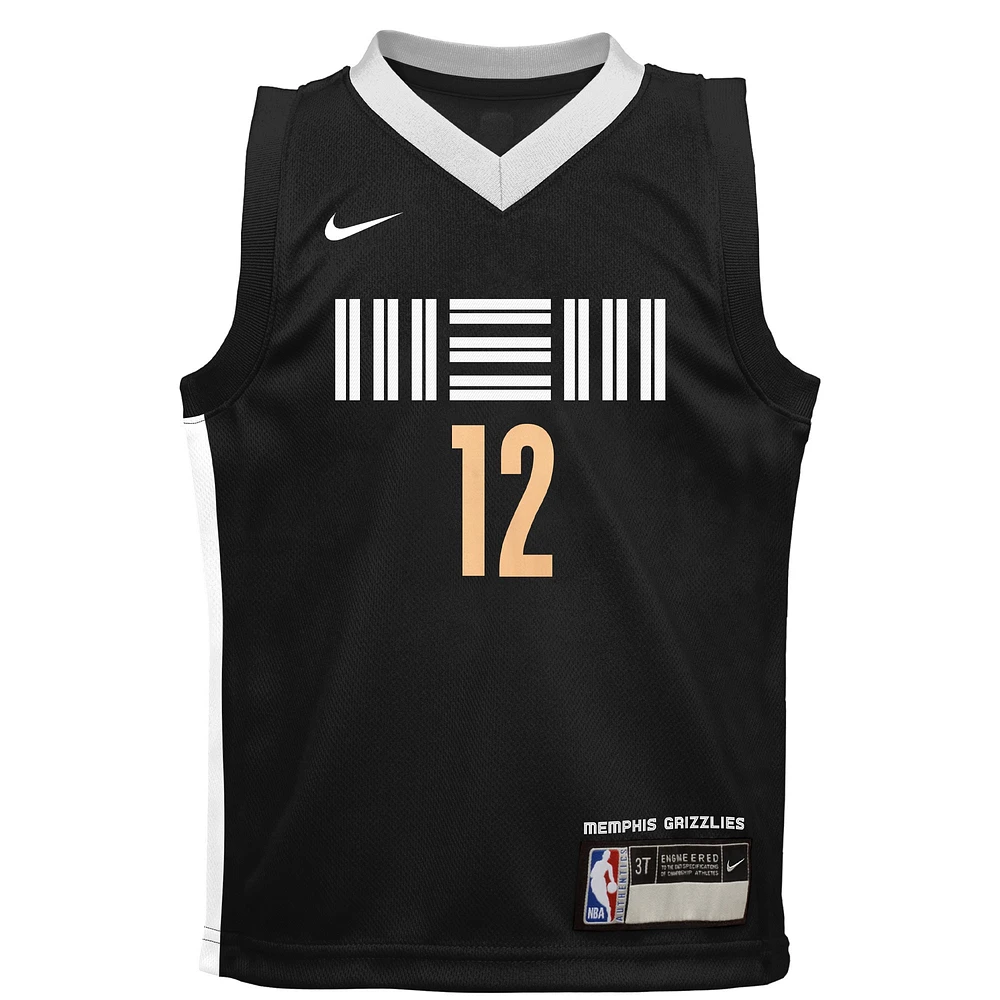 Toddler Nike Ja Morant Black Memphis Grizzlies Swingman Replica Jersey - City Edition