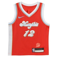 Maillot de joueur Nike Ja Morant rouge Memphis Grizzlies 2024/25 Swingman pour tout-petit - Édition City