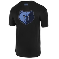 Unisex FISLL  Black Memphis Grizzlies Oversize Logo T-Shirt