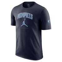 Unisex Jordan Brand Navy Memphis Grizzlies Essential Cities T-Shirt