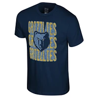Unisex Stadium Essentials  Navy Memphis Grizzlies Step Up T-Shirt