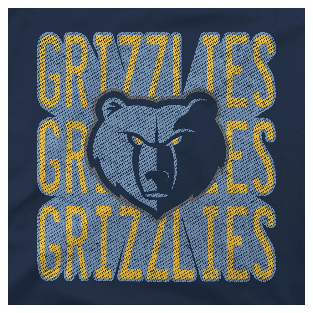 Unisex Stadium Essentials  Navy Memphis Grizzlies Step Up T-Shirt