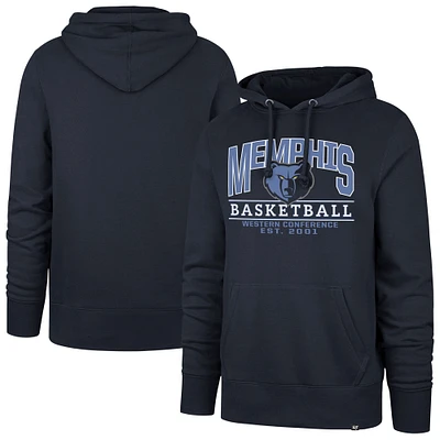 Unisex '47  Navy Memphis Grizzlies Good Call Headline Pullover Hoodie