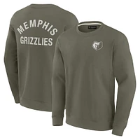 Sweat-shirt unisexe Fanatics Olive Memphis Grizzlies Elements en polaire ultra douce