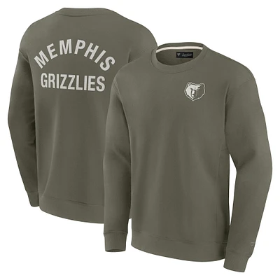Sweat-shirt unisexe Fanatics Olive Memphis Grizzlies Elements en polaire ultra douce