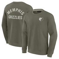 Sweat-shirt unisexe Fanatics Olive Memphis Grizzlies Elements en polaire ultra douce