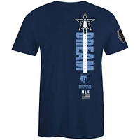 T-shirt unisexe FISLL x Black History Collection bleu marine Memphis Grizzlies