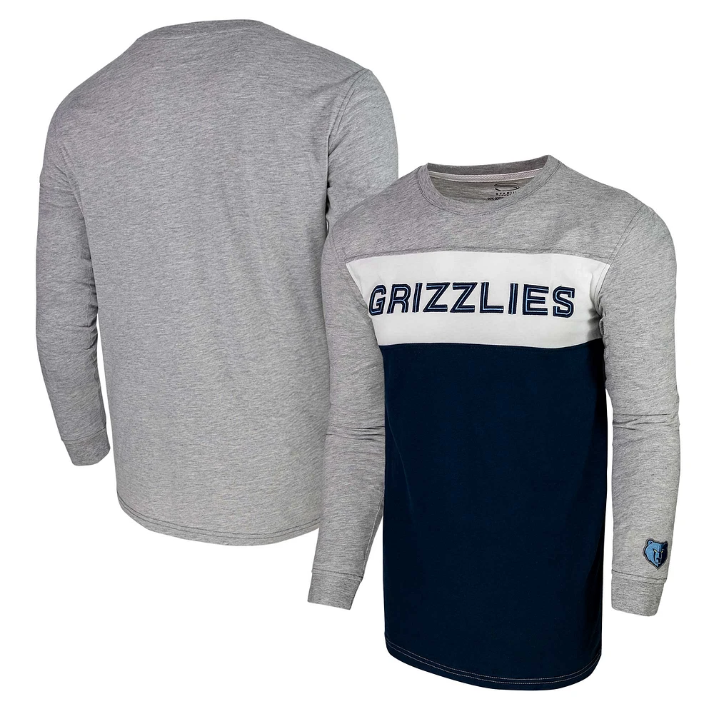 Unisex Heather Gray Memphis Grizzlies Loge Long Sleeve T-Shirt