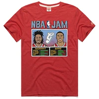 T-shirt unisexe hommage à Desmond Bane et Ja Morant rouge Memphis Grizzlies 2024/25 City Edition NBA Jam Tri-Blend