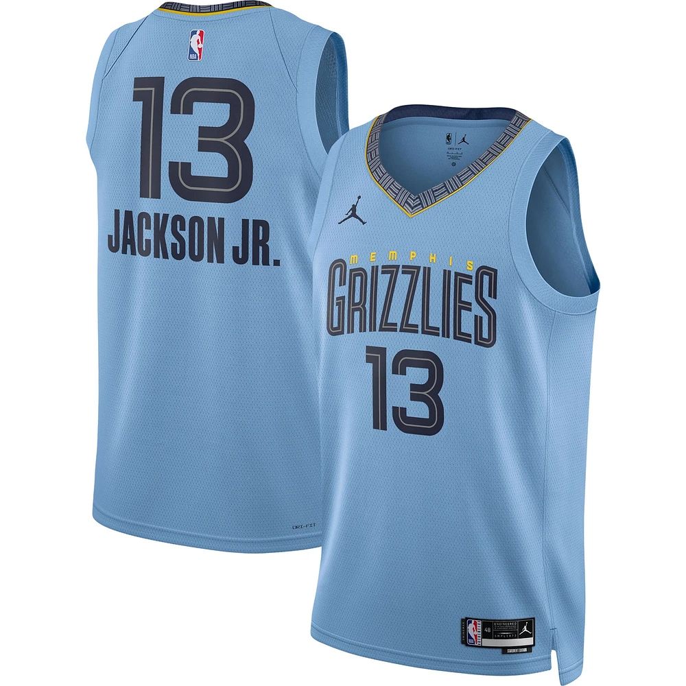 Unisexe Jordan Brand Jaren Jackson Jr. Maillot Memphis Grizzlies Swingman bleu clair - Statement Edition