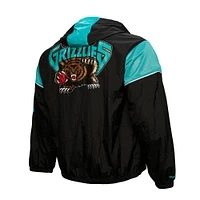 Unisex Mitchell & Ness  Black Memphis Grizzlies Hardwood Classics Team OG 3.0 Anorak Half-Zip Windbreaker Jacket