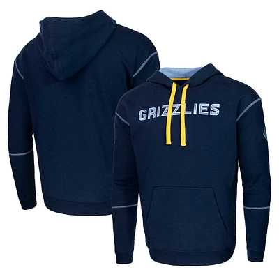 Unisex Navy Stadium Essentials Memphis Grizzlies Monument Pullover Hoodie