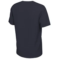 T-shirt Nike College Navy unisexe Memphis Grizzlies 2025 NBA Playoffs On-Court Mantra