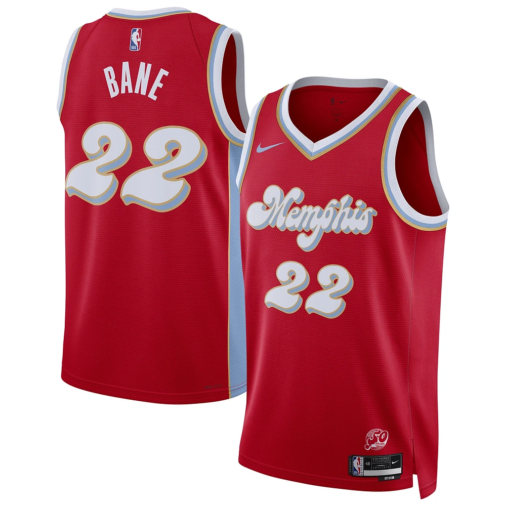 Maillot de joueur Nike Desmond Bane rouge Memphis Grizzlies 2024/25 Swingman - Édition City