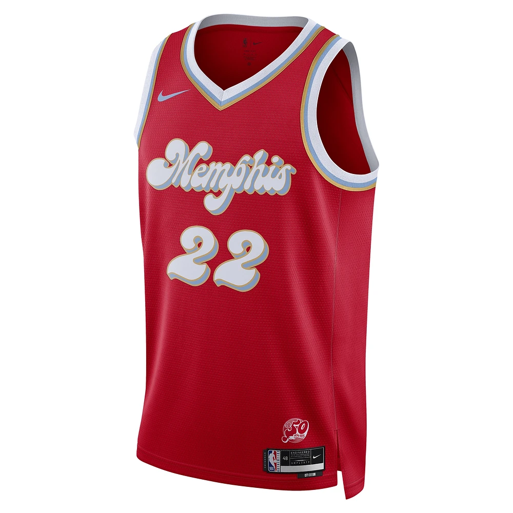 Maillot de joueur Nike Desmond Bane rouge Memphis Grizzlies 2024/25 Swingman - Édition City