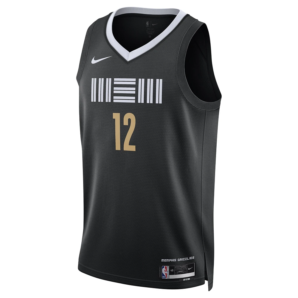 NI4 GRIZZL NOIR 23-24 CITY 12 JA MORANT NBA EDITION SWINGMAN JERSEYS JERMENSWG